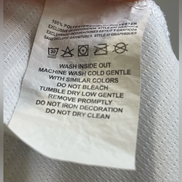 Majestic White Texas Rangers MLB Jersey medium women’s Rhinestones - Picture 11 of 11